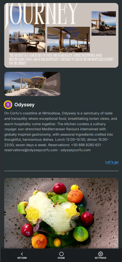 Island Guide Screen 3