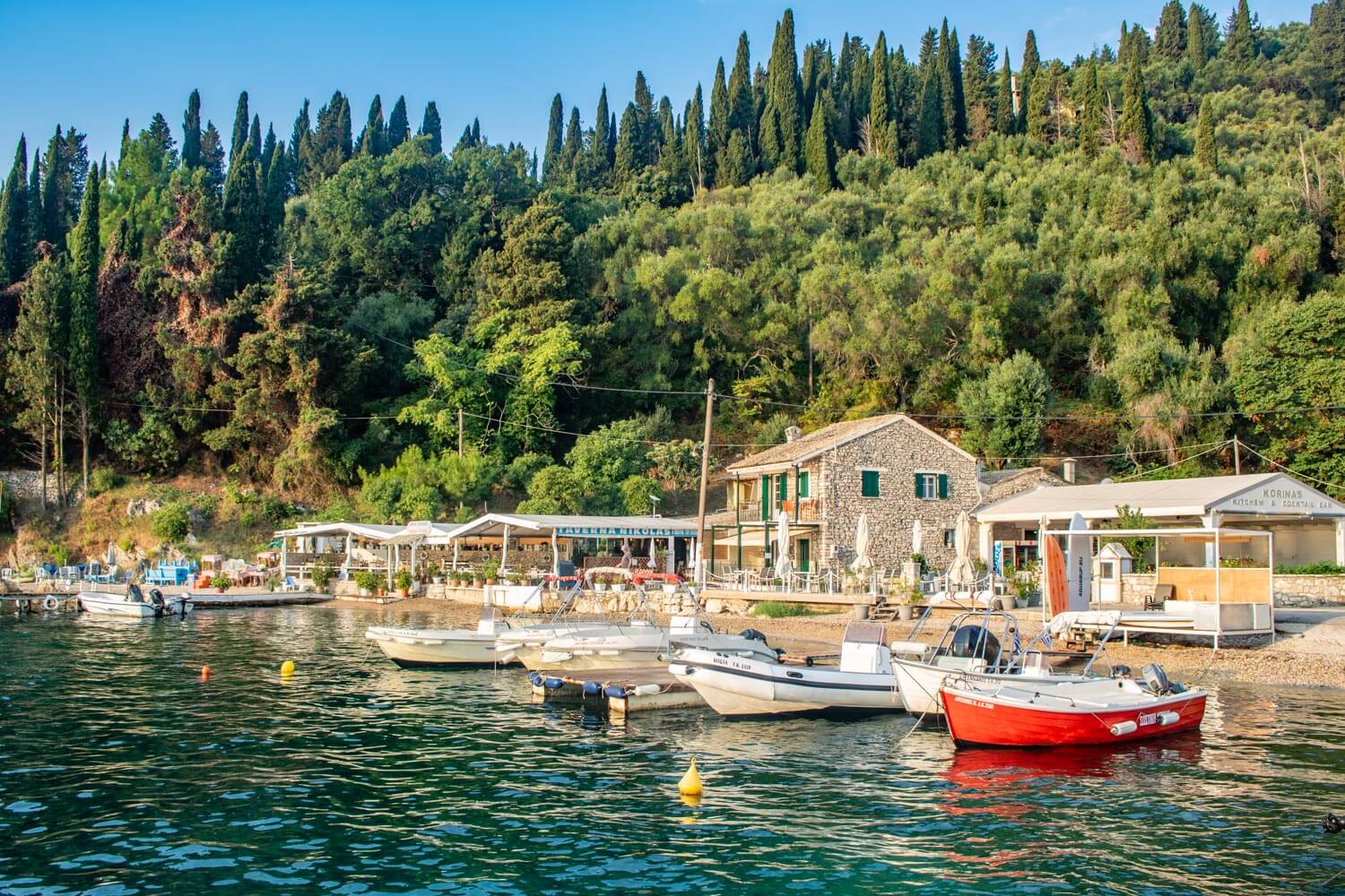 Corfu coastline near Agni