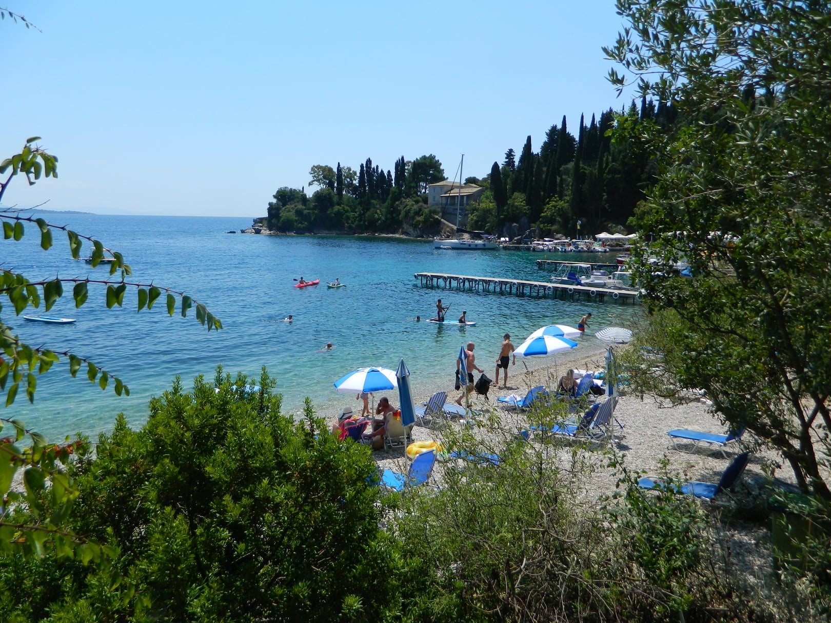 Views across the Ionian Sea from Agni Bay
